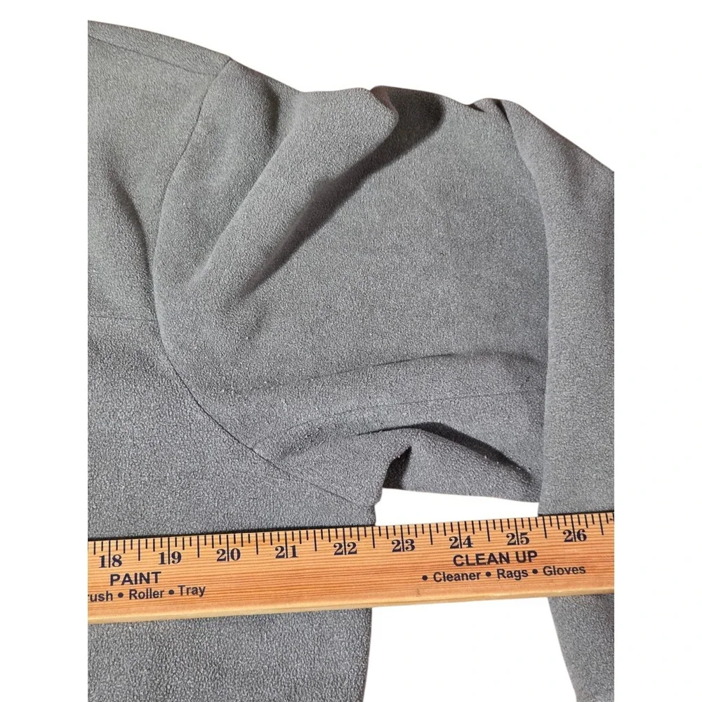 The North Face Mens Large L Full Zip Fleece Jacket Gray Outdoor Hiking Trail‎ B5